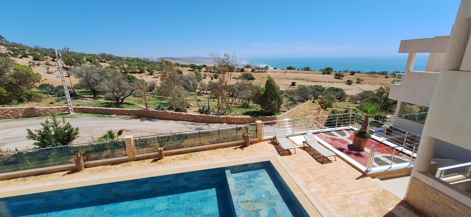 Апартаменти Taghazout Ocean With Pool , Fitness And Ocean View Екстер'єр фото